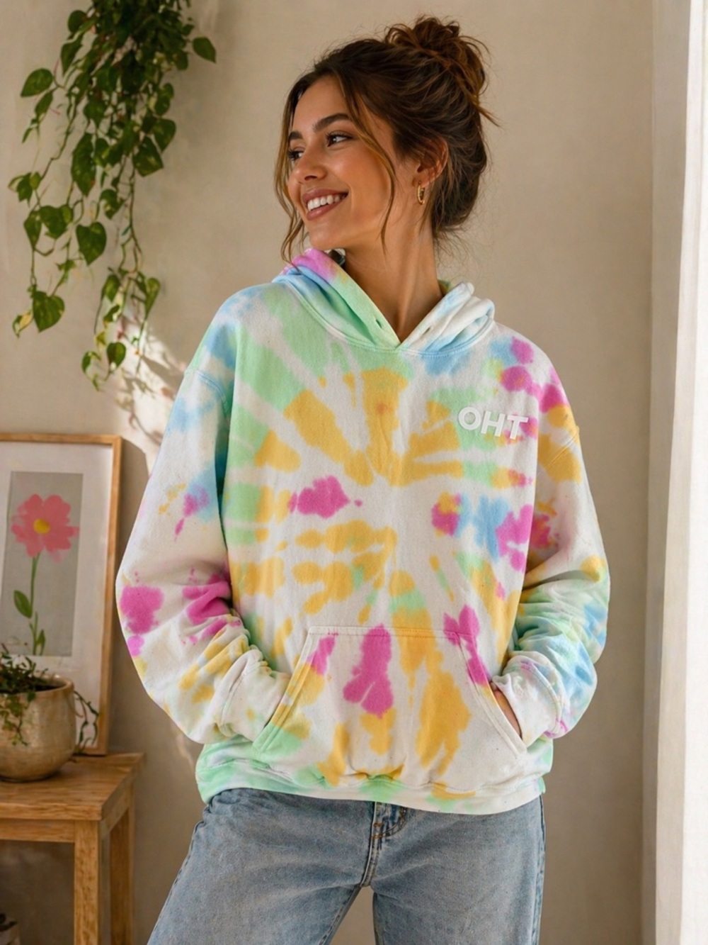 Gildan Heavy Blend White Tag Hoodie Label